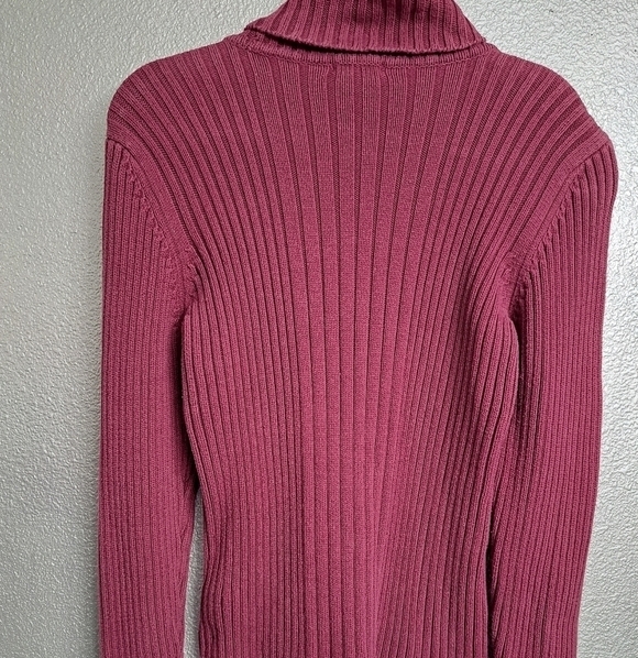 Calvin Klein Dusty Rose Turtleneck   Size XL - Picture 7 of 8